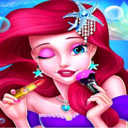 Mermaid Princess Makeup - Girl Fashion Salon game