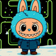 Winter Labubu Pacman Adventure