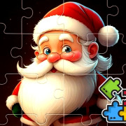 Christmas Puzzle With Santa