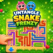 Untangle Snake Frenzy