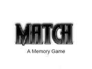 Match - A memory game