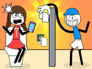 Thief Stick Puzzle: Man Escape